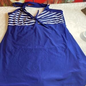 Halter swimsuit dress